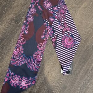 Pink and Purple Paisley Scarf